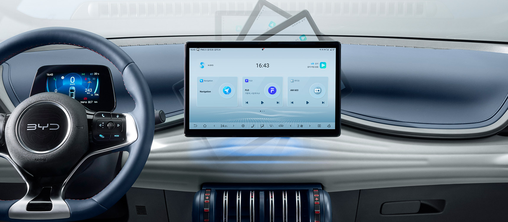 Rotating 12.8-Inch Touchscreen